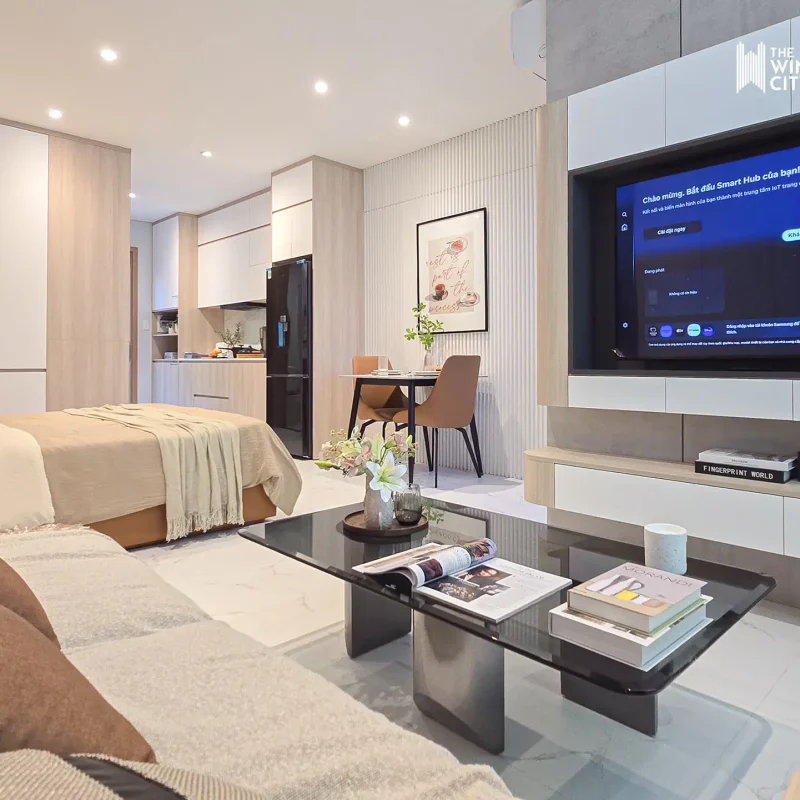 Phòng Khách V2 Căn Hộ 1PN The Win City