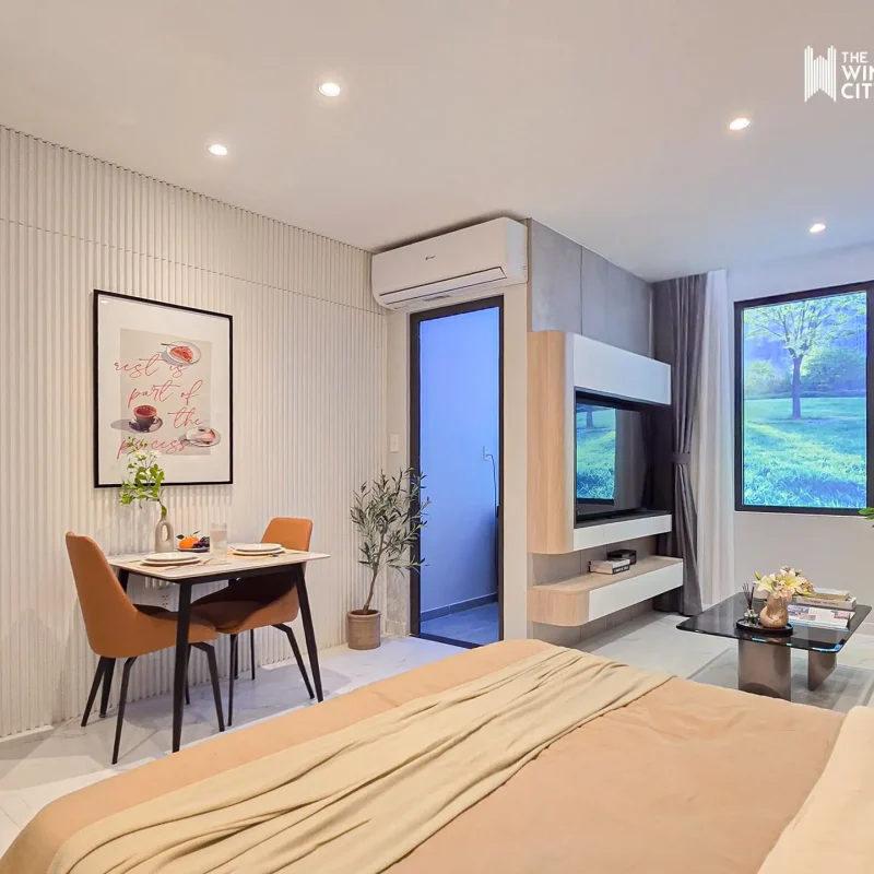 Phòng Khách V4 Căn Hộ 1PN The Win City
